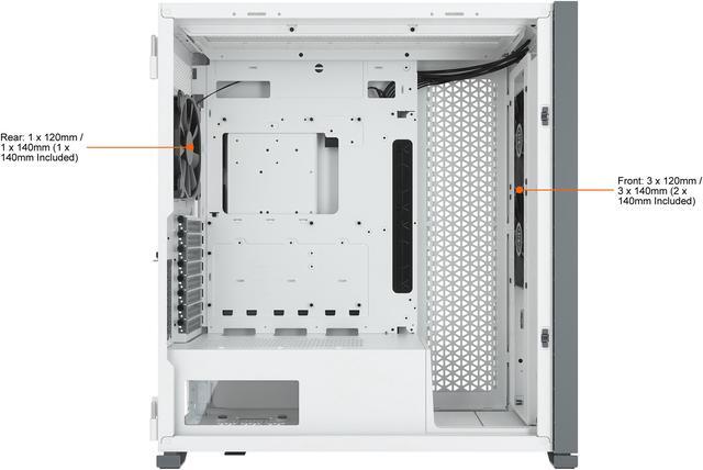 Alt view image 11 of 20 - CORSAIR 7000D AIRFLOW Full-Tower ATX PC Case