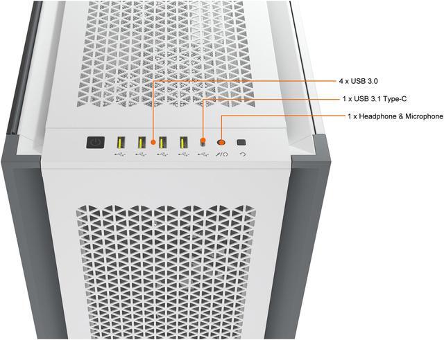 Alt view image 7 of 20 - CORSAIR 7000D AIRFLOW Full-Tower ATX PC Case