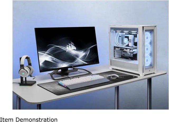 Alt view image 20 of 20 - Corsair iCUE 5000X RGB QL Edition CC-9011233-WW White Steel / Plastic / Tempered Glass ATX Mid Tower Computer Case