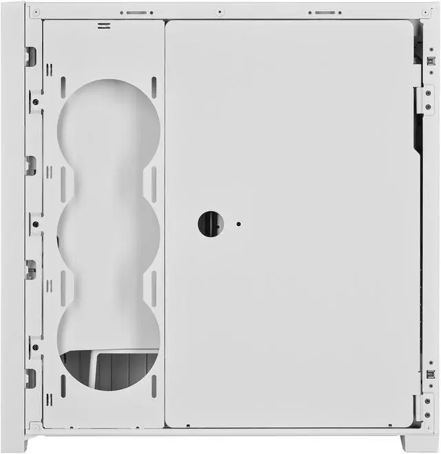 Alt view image 10 of 20 - Corsair iCUE 5000X RGB QL Edition CC-9011233-WW White Steel / Plastic / Tempered Glass ATX Mid Tower Computer Case