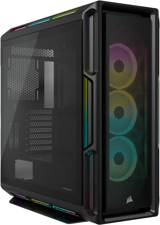 iCUE RGB CC-9011230-WW Black / Plastic / Tempered Glass ATX Mid Tower Computer Case Computer Cases - Newegg.com