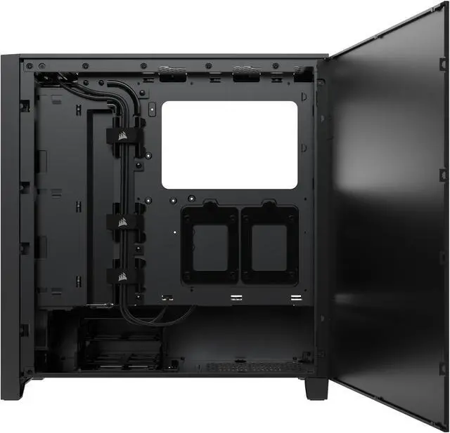Alt view image 7 of 18 - CORSAIR iCUE 4000D RGB AIRFLOW Mid-Tower Case, Black - 3x AF120 RGB ELITE Fans - iCUE Lighting Node PRO Controller - High-airflow Design