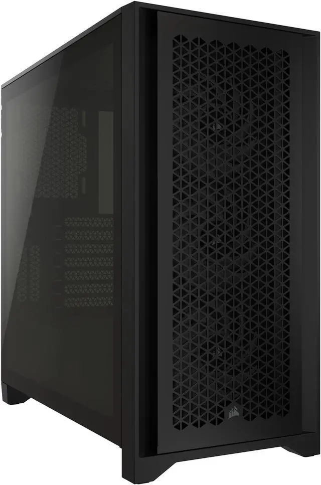 Alt view image 16 of 18 - CORSAIR iCUE 4000D RGB AIRFLOW Mid-Tower Case, Black - 3x AF120 RGB ELITE Fans - iCUE Lighting Node PRO Controller - High-airflow Design