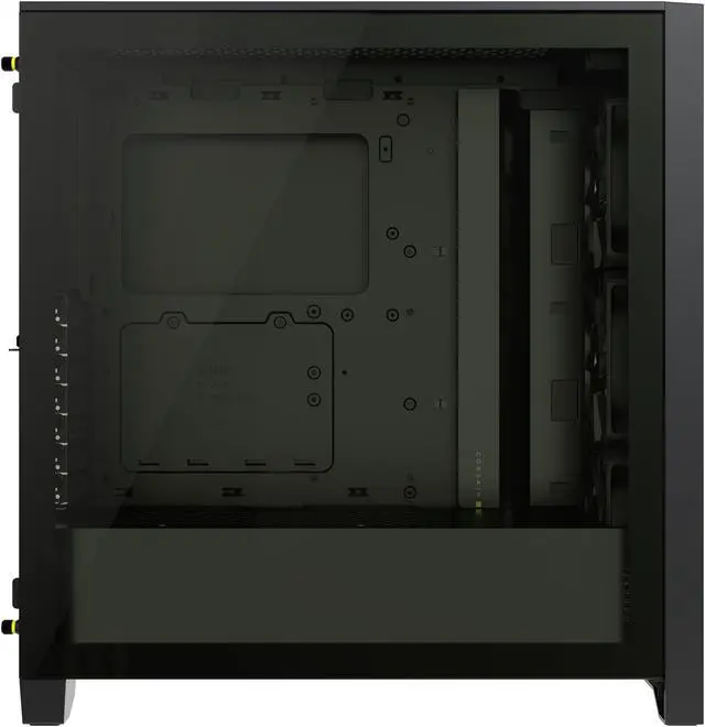 Alt view image 18 of 18 - CORSAIR iCUE 4000D RGB AIRFLOW Mid-Tower Case, Black - 3x AF120 RGB ELITE Fans - iCUE Lighting Node PRO Controller - High-airflow Design