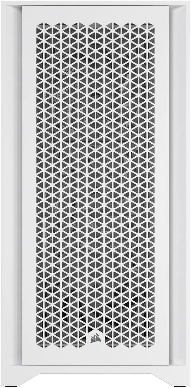 Alt view image 19 of 20 - CORSAIR iCUE 4000D RGB AIRFLOW Mid-Tower Case, True White - 3x AF120 RGB ELITE White Fans - iCUE Lighting Node PRO Controller - High-airflow Design