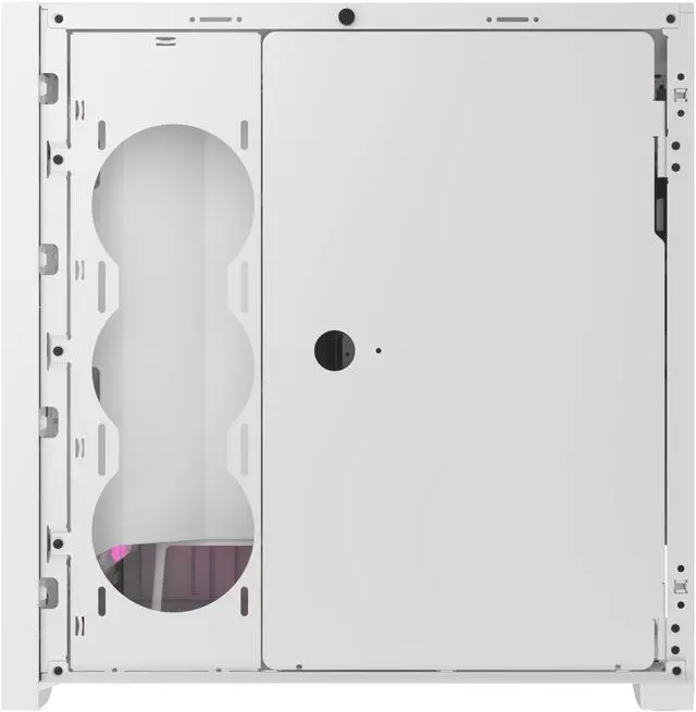 Alt view image 8 of 20 - CORSAIR iCUE 5000D RGB AIRFLOW Mid-Tower Case, True White - 3x AF120 RGB ELITE - White Fans - iCUE Lighting Node PRO Controller - High-airflow Design