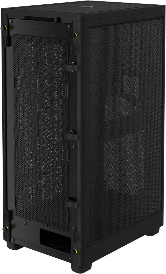 Alt view image 3 of 11 - CORSAIR iCUE 2000D RGB AIRFLOW Mini-ITX PC Case - Black - Mini-ITX Form-Factor - Steel Mesh Panels iCUE Lighting Node CORE Controller