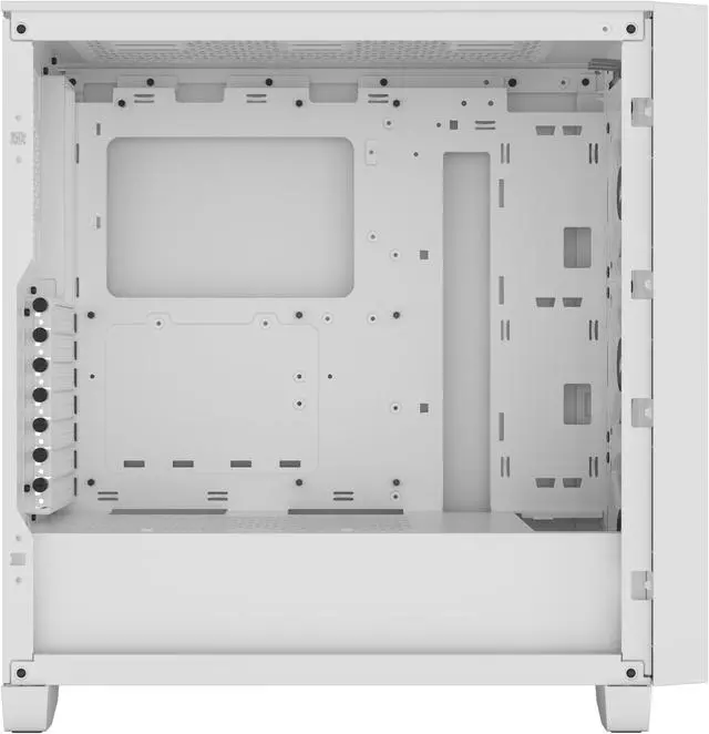 Alt view image 3 of 4 - CORSAIR 3000D RGB AIRFLOW Mid-Tower PC Case - White - 3x AR120 RGB Fans - Four-Slot GPU Support – Fits up to 8x 120mm fans - High Airflow Design