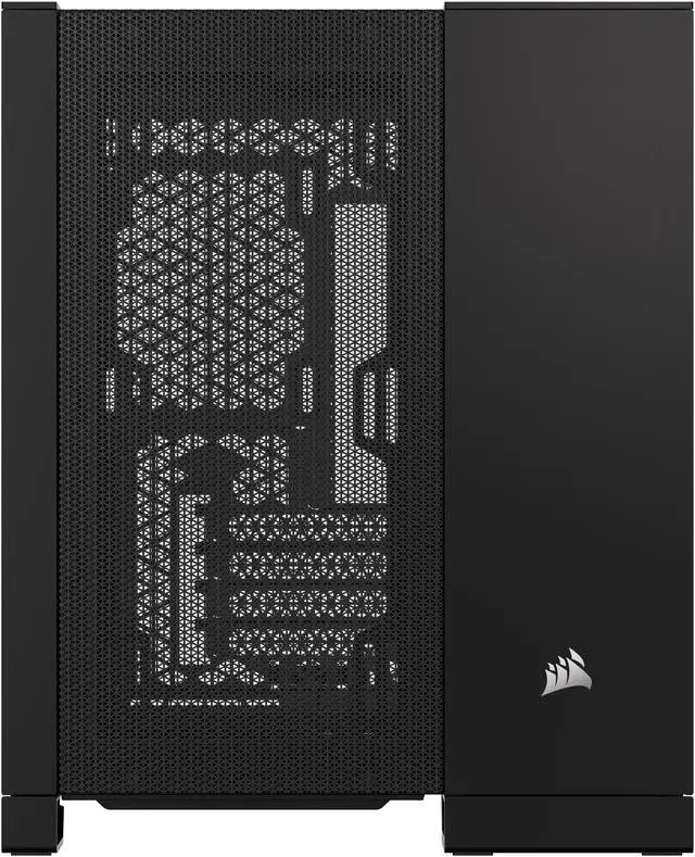 Alt view image 4 of 20 - CORSAIR 2500D AIRFLOW Micro ATX Dual Chamber PC Case – Fully Mesh Front, Side, and Roof Panels – Fits up to 11x 120mm fans – 4x AIO Radiator Mounting Positions