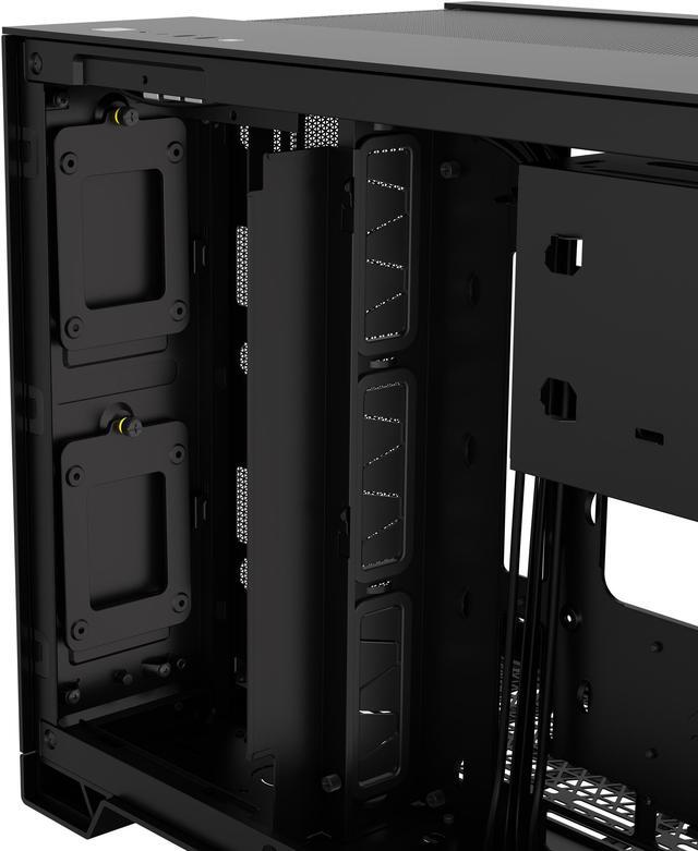 Alt view image 10 of 20 - CORSAIR 2500D AIRFLOW Micro ATX Dual Chamber PC Case – Fully Mesh Front, Side, and Roof Panels – Fits up to 11x 120mm fans – 4x AIO Radiator Mounting Positions