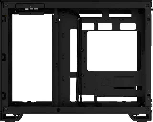Alt view image 15 of 20 - CORSAIR 2500D AIRFLOW Micro ATX Dual Chamber PC Case – Fully Mesh Front, Side, and Roof Panels – Fits up to 11x 120mm fans – 4x AIO Radiator Mounting Positions
