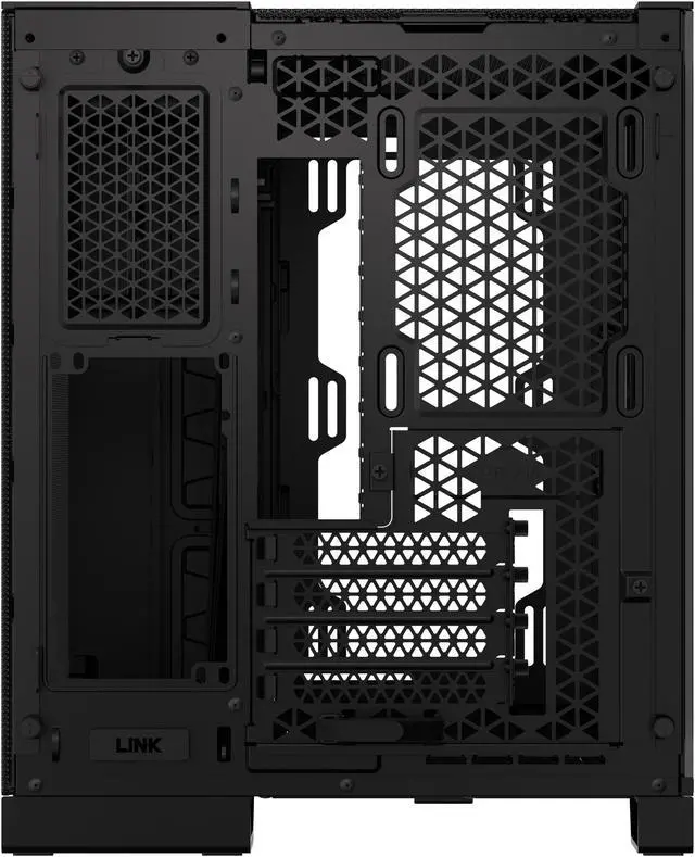 Alt view image 16 of 20 - CORSAIR 2500D AIRFLOW Micro ATX Dual Chamber PC Case – Fully Mesh Front, Side, and Roof Panels – Fits up to 11x 120mm fans – 4x AIO Radiator Mounting Positions