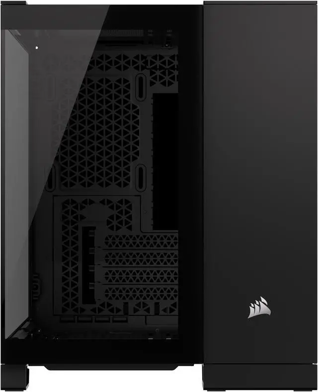 Alt view image 4 of 19 - CORSAIR 2500X Micro ATX Dual Chamber PC Case –Tempered Glass Front Panels – Fits up to 9x 120mm fans – 3x Radiator Mounting Positions – Highly Customizable