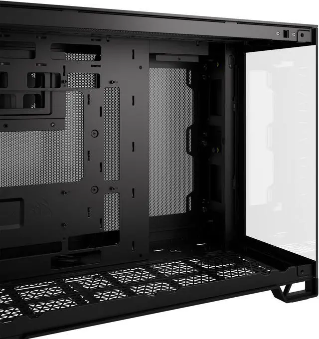 Alt view image 8 of 19 - CORSAIR 2500X Micro ATX Dual Chamber PC Case –Tempered Glass Front Panels – Fits up to 9x 120mm fans – 3x Radiator Mounting Positions – Highly Customizable