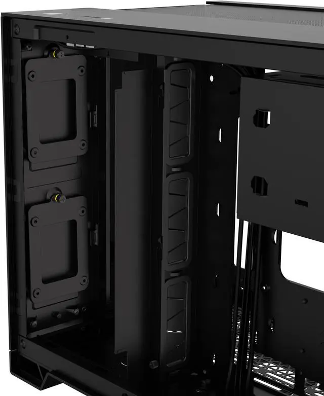 Alt view image 10 of 19 - CORSAIR 2500X Micro ATX Dual Chamber PC Case –Tempered Glass Front Panels – Fits up to 9x 120mm fans – 3x Radiator Mounting Positions – Highly Customizable