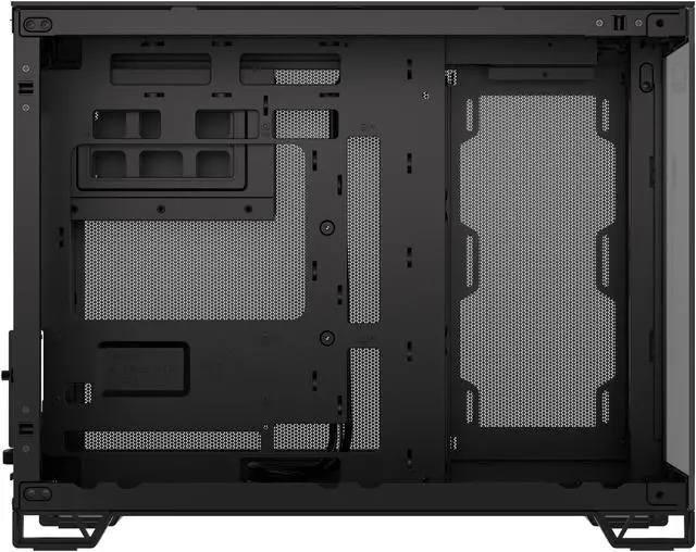 Alt view image 12 of 19 - CORSAIR 2500X Micro ATX Dual Chamber PC Case –Tempered Glass Front Panels – Fits up to 9x 120mm fans – 3x Radiator Mounting Positions – Highly Customizable