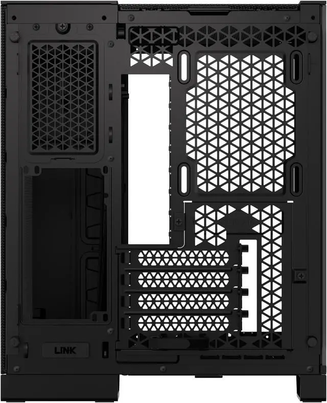 Alt view image 16 of 19 - CORSAIR 2500X Micro ATX Dual Chamber PC Case –Tempered Glass Front Panels – Fits up to 9x 120mm fans – 3x Radiator Mounting Positions – Highly Customizable