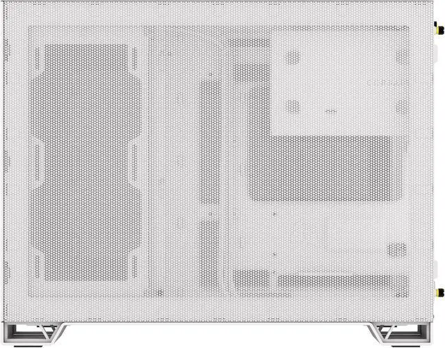 Alt view image 2 of 18 - CORSAIR 2500X Micro ATX Dual Chamber PC Case –White – Tempered Glass Front Panels – Fits up to 9x 120mm fans – 3x Radiator Mounting Positions – Highly Customizable