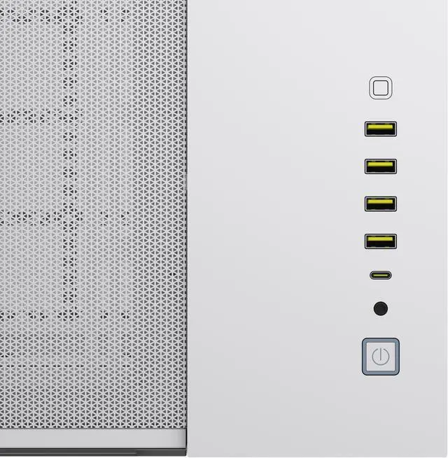 Alt view image 10 of 18 - CORSAIR iCUE LINK 6500X RGB Mid-Tower Dual Chamber PC Case – White – Two Tempered Glass Panels – 3x  RX120 RGB Fans Included