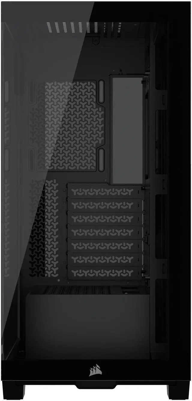 Alt view image 10 of 20 - CORSAIR 3500X Tempered Glass Mid-Tower PC Case, Black – No Fans Included - Reverse Connection Motherboard Compatible – Fits up to 10x 120mm Fans – Up to 2x 360mm Radiators