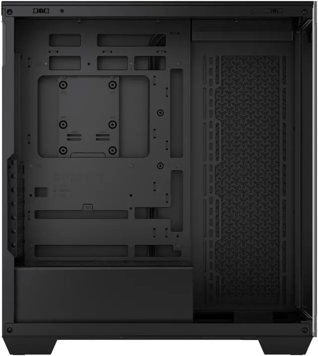 Alt view image 12 of 20 - CORSAIR 3500X Tempered Glass Mid-Tower PC Case, Black – No Fans Included - Reverse Connection Motherboard Compatible – Fits up to 10x 120mm Fans – Up to 2x 360mm Radiators