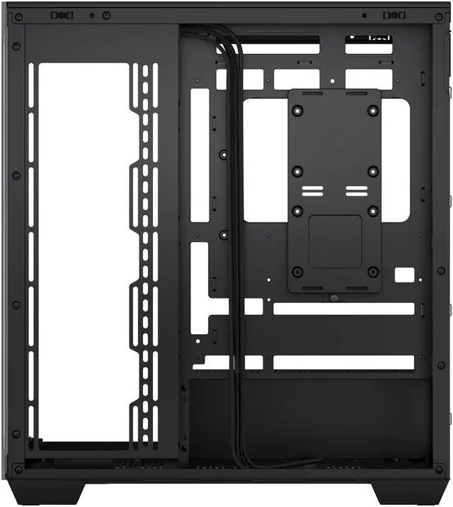 Alt view image 13 of 20 - CORSAIR 3500X Tempered Glass Mid-Tower PC Case, Black – No Fans Included - Reverse Connection Motherboard Compatible – Fits up to 10x 120mm Fans – Up to 2x 360mm Radiators