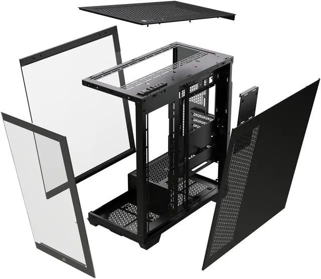 Alt view image 17 of 20 - CORSAIR 3500X Tempered Glass Mid-Tower PC Case, Black – No Fans Included - Reverse Connection Motherboard Compatible – Fits up to 10x 120mm Fans – Up to 2x 360mm Radiators