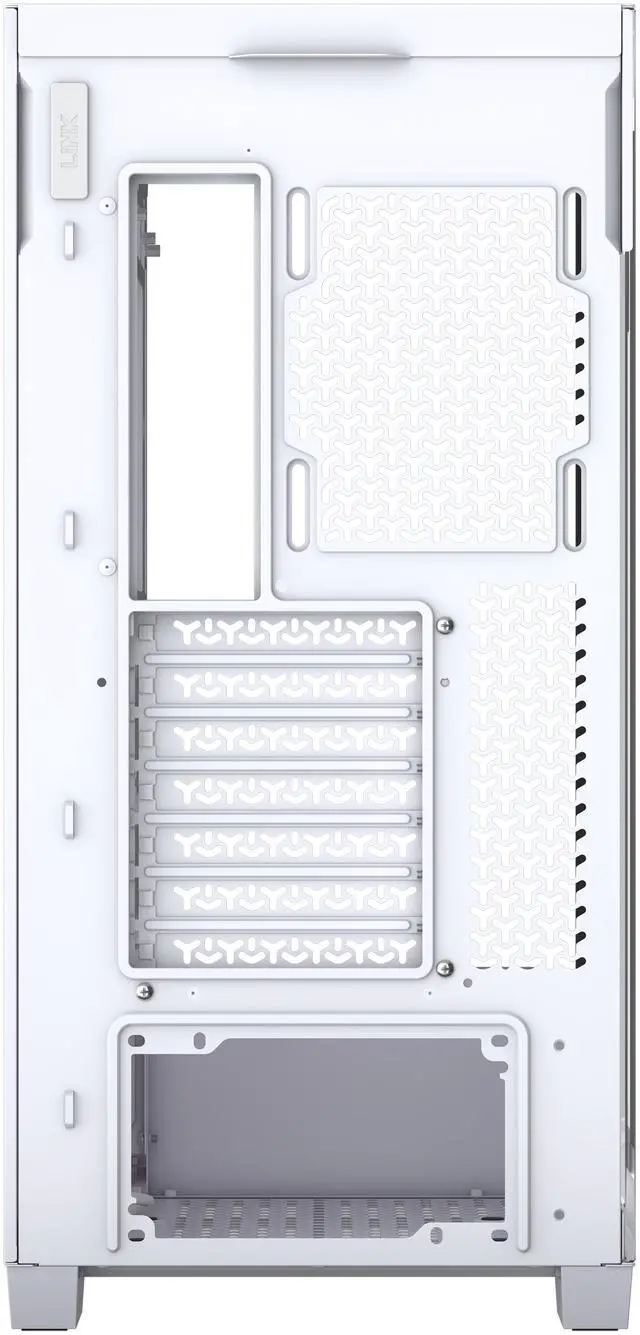 Alt view image 15 of 19 - CORSAIR 3500X ARGB Tempered Glass Mid-Tower PC Case, White – 3x Pre-Installed RS120 ARGB Fans – Reverse Connection Motherboard Compatible – Fits up to 10x 120mm Fans