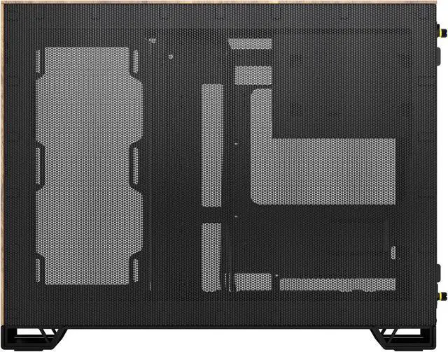 Alt view image 10 of 11 - CORSAIR 2500X Micro ATX Dual Chamber PC Case, Black/Walnut, CC-9011286-WW