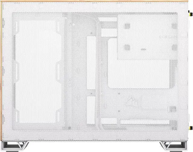 Alt view image 12 of 13 - CORSAIR 2500X Micro ATX Dual Chamber PC Case, White/Satin Gray Aluminum, CC-9011289-WW