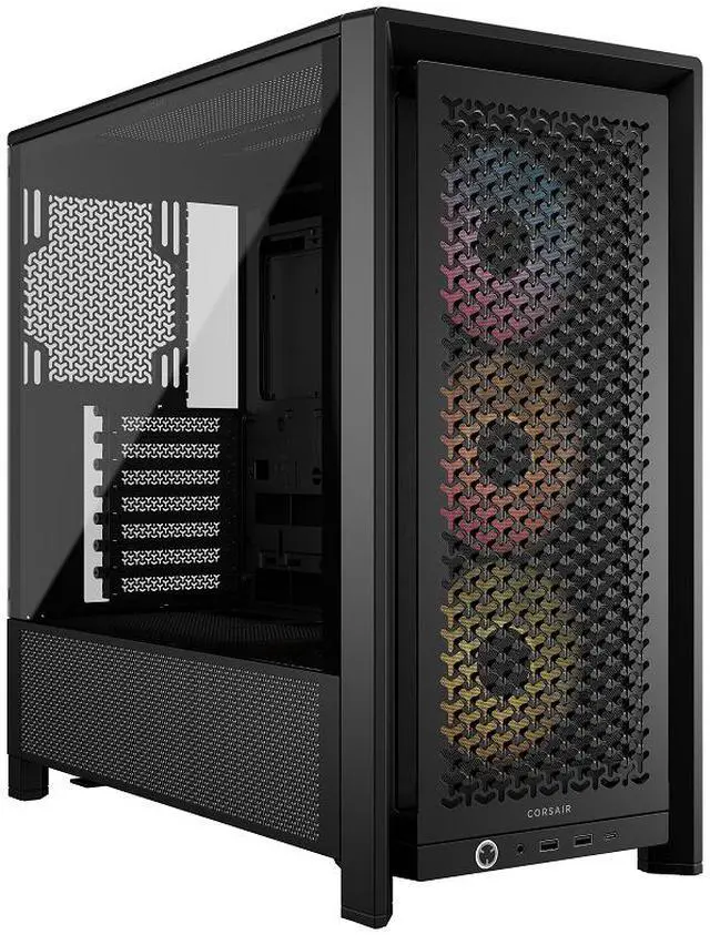 Main image of Corsair FRAME 4000D RS ARGB Black Steel / Tempered Glass ATX Mid Tower Computer Case