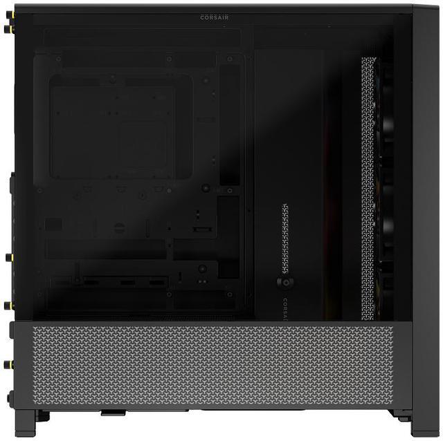 Alt view image 14 of 13 - Corsair FRAME 4000D RS ARGB Black Steel / Tempered Glass ATX Mid Tower Computer Case