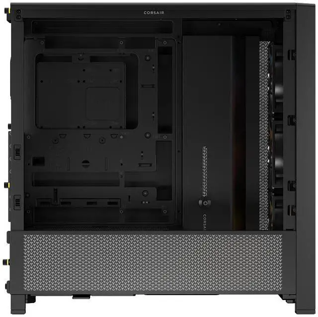 Alt view image 13 of 13 - Corsair FRAME 4000D RS ARGB Black Steel / Tempered Glass ATX Mid Tower Computer Case