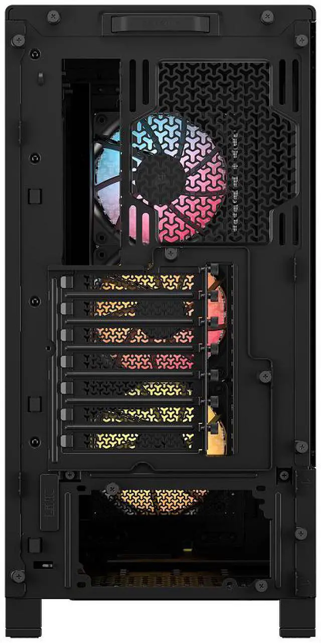 Alt view image 11 of 13 - Corsair FRAME 4000D RS ARGB Black Steel / Tempered Glass ATX Mid Tower Computer Case