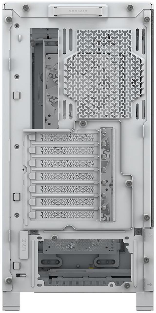 Alt view image 15 of 15 - Corsair FRAME 4000D RS White Steel / Tempered Glass ATX Mid Tower Computer Case