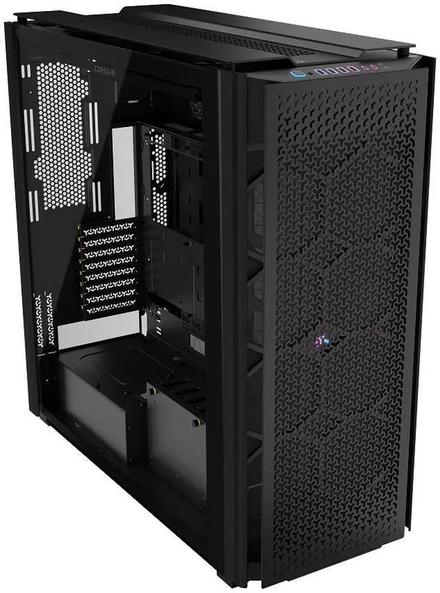 Alt view image 4 of 19 - CORSAIR 9000D RGB AIRFLOW Super Full-Tower PC Case- Black