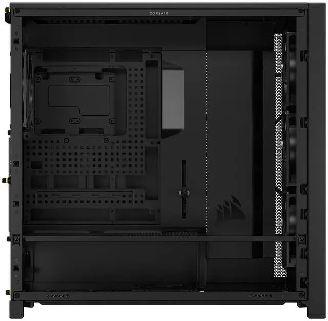 Alt view image 5 of 20 - CORSAIR FRAME 5000D RS Modular High Airflow Mid-Tower PC Case, Black – Fully Customizable Design – InfiniRail™ Fan Mounting System – Fits Multiple 360mm Radiators or a 420mm Radiator – Reverse Motherboard Connector Compatible