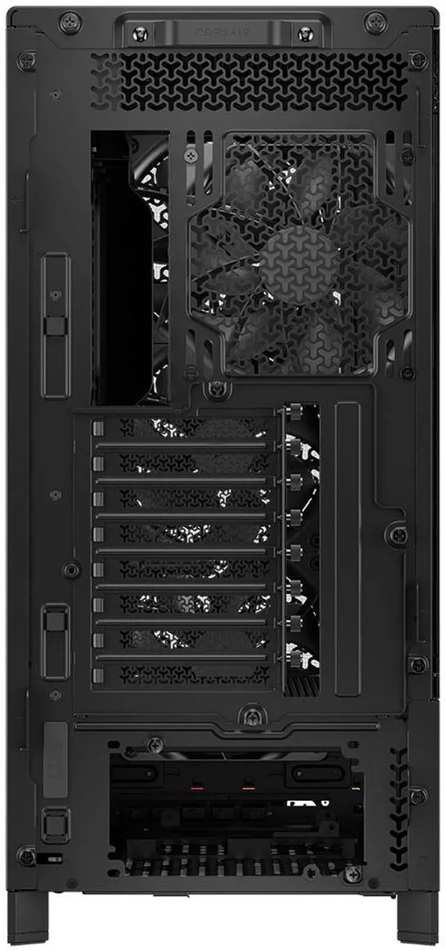 Alt view image 9 of 20 - CORSAIR FRAME 5000D RS Modular High Airflow Mid-Tower PC Case, Black – Fully Customizable Design – InfiniRail™ Fan Mounting System – Fits Multiple 360mm Radiators or a 420mm Radiator – Reverse Motherboard Connector Compatible