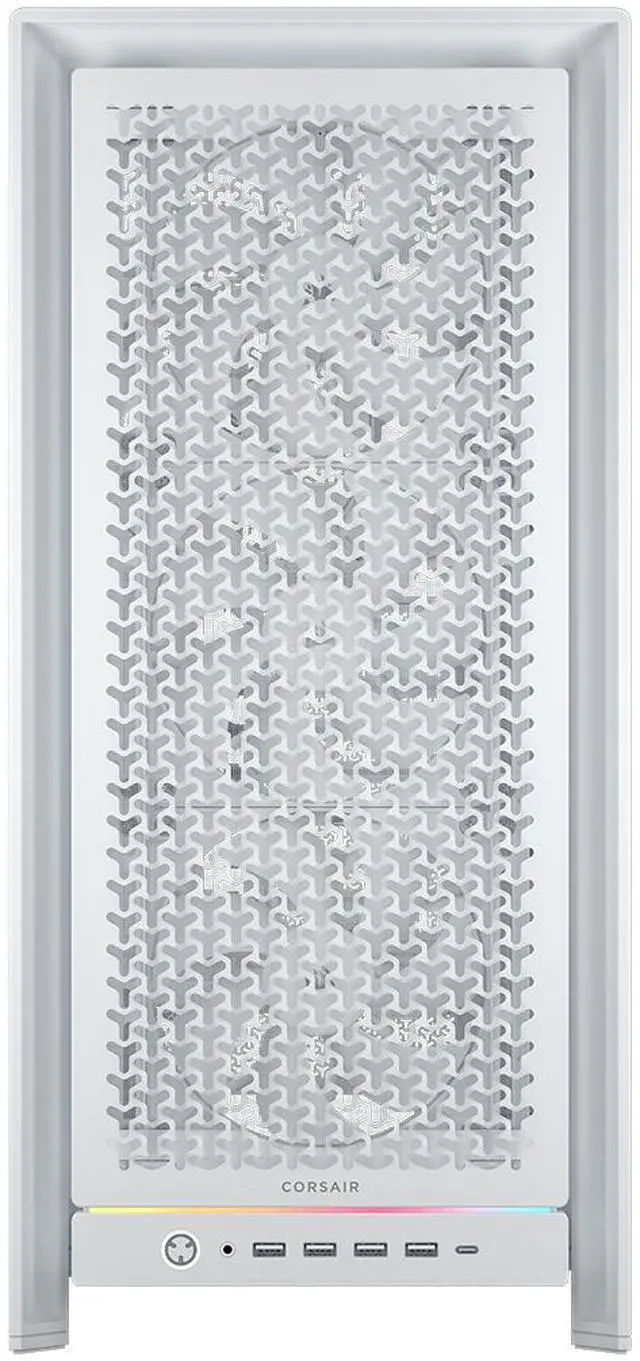 Alt view image 5 of 18 - CORSAIR FRAME 5000D RS Modular High Airflow Mid-Tower PC Case, White – Fully Customizable Design – InfiniRail™ Fan Mounting System – Fits Multiple 360mm Radiators or a 420mm Radiator – Reverse Motherboard Connector Compatible