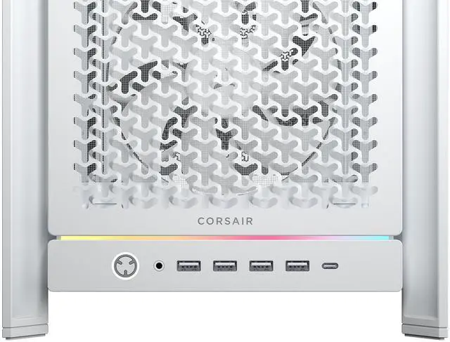 Alt view image 10 of 18 - CORSAIR FRAME 5000D RS Modular High Airflow Mid-Tower PC Case, White – Fully Customizable Design – InfiniRail™ Fan Mounting System – Fits Multiple 360mm Radiators or a 420mm Radiator – Reverse Motherboard Connector Compatible