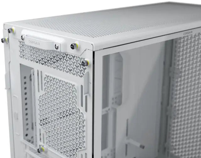 Alt view image 17 of 18 - CORSAIR FRAME 5000D RS Modular High Airflow Mid-Tower PC Case, White – Fully Customizable Design – InfiniRail™ Fan Mounting System – Fits Multiple 360mm Radiators or a 420mm Radiator – Reverse Motherboard Connector Compatible