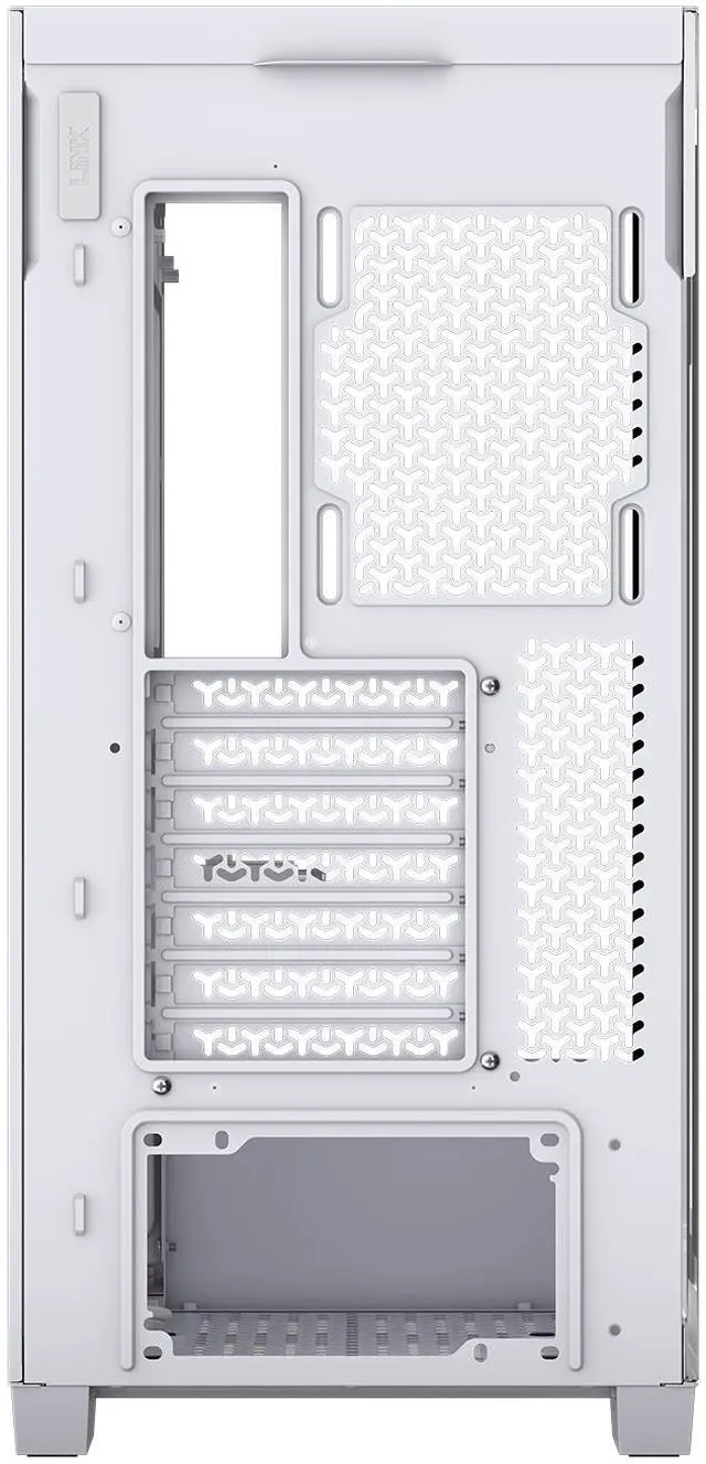 Alt view image 7 of 20 - CORSAIR 3500X RS-R ARGB Mid-Tower PC Case – 3x Pre-Installed RS120-R ARGB Fans – GPU Anti-Sag Arm – Tempered Glass – Fits up to 10x 120mm Fans – Reverse Connection Motherboard Compatible, White