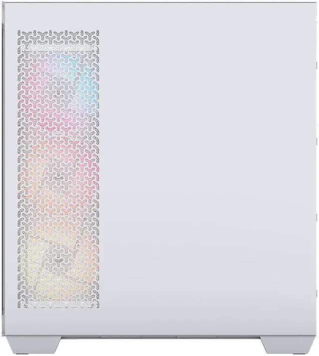 Alt view image 8 of 20 - CORSAIR 3500X RS-R ARGB Mid-Tower PC Case – 3x Pre-Installed RS120-R ARGB Fans – GPU Anti-Sag Arm – Tempered Glass – Fits up to 10x 120mm Fans – Reverse Connection Motherboard Compatible, White