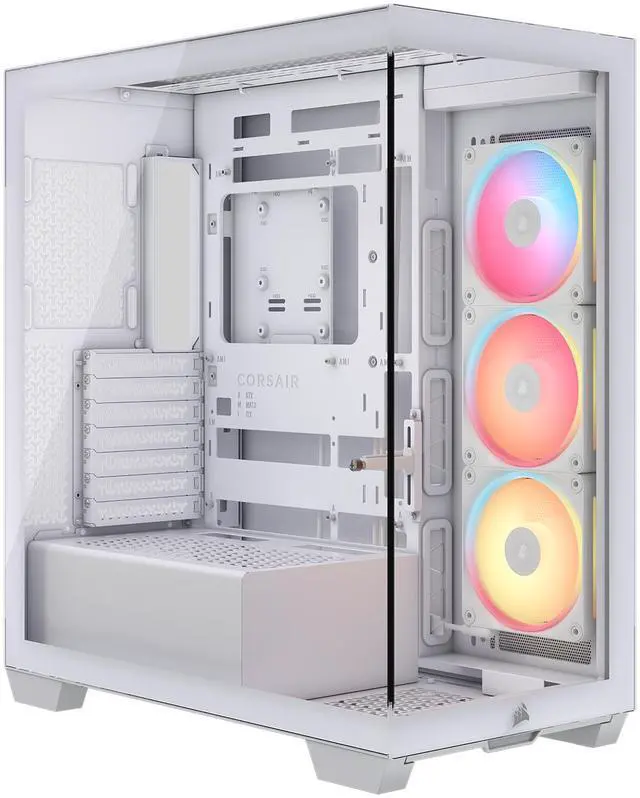 Main image of CORSAIR 3500X LX-R RGB Mid-Tower PC Case – 3x Pre-installed LX120-R RGB Fans – Includes iCUE LINK System Hub - GPU Anti-Sag Arm – Tempered Glass – Fits up to 10x 120mm Fans – Reverse Connector Mother