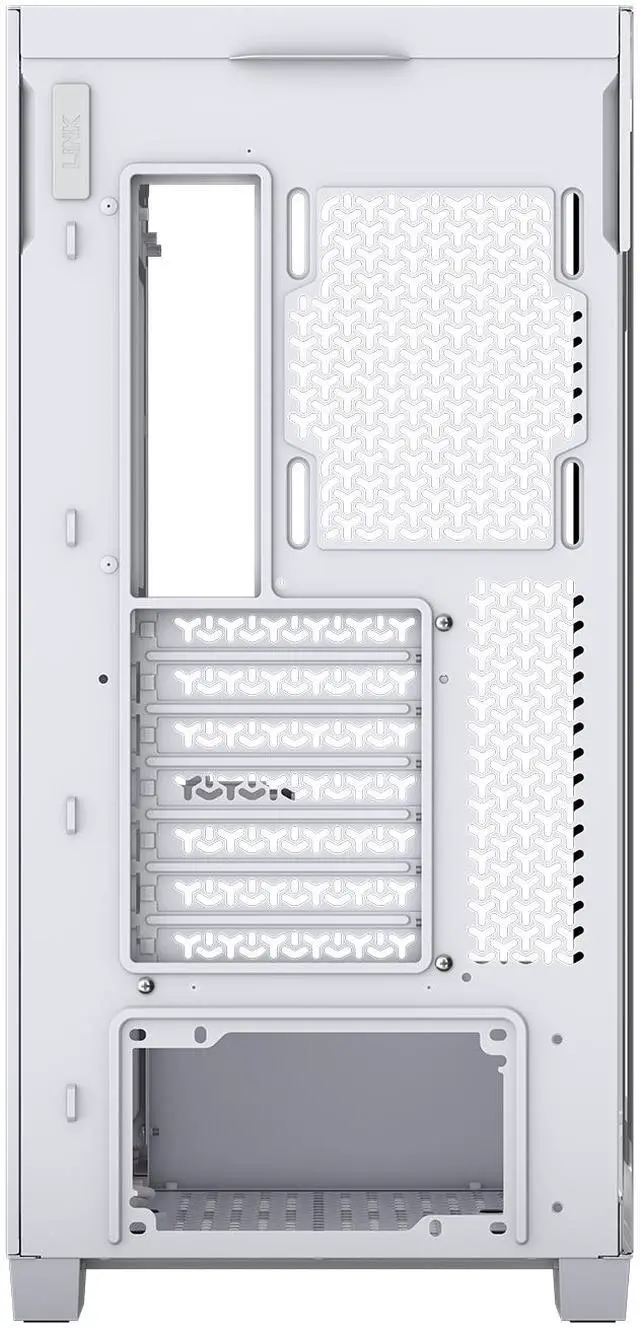 Alt view image 7 of 20 - CORSAIR 3500X LX-R RGB Mid-Tower PC Case – 3x Pre-installed LX120-R RGB Fans – Includes iCUE LINK System Hub - GPU Anti-Sag Arm – Tempered Glass – Fits up to 10x 120mm Fans – Reverse Connector Mother