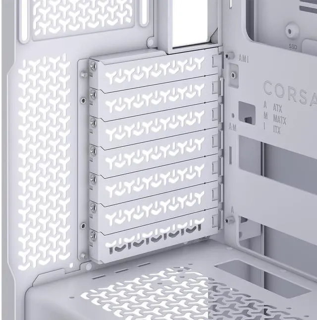 Alt view image 11 of 20 - CORSAIR 3500X LX-R RGB Mid-Tower PC Case – 3x Pre-installed LX120-R RGB Fans – Includes iCUE LINK System Hub - GPU Anti-Sag Arm – Tempered Glass – Fits up to 10x 120mm Fans – Reverse Connector Mother