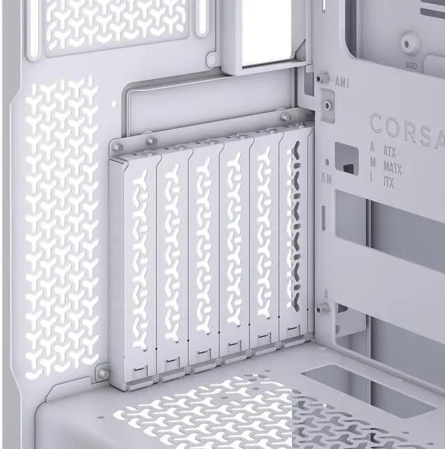 Alt view image 12 of 20 - CORSAIR 3500X LX-R RGB Mid-Tower PC Case – 3x Pre-installed LX120-R RGB Fans – Includes iCUE LINK System Hub - GPU Anti-Sag Arm – Tempered Glass – Fits up to 10x 120mm Fans – Reverse Connector Mother