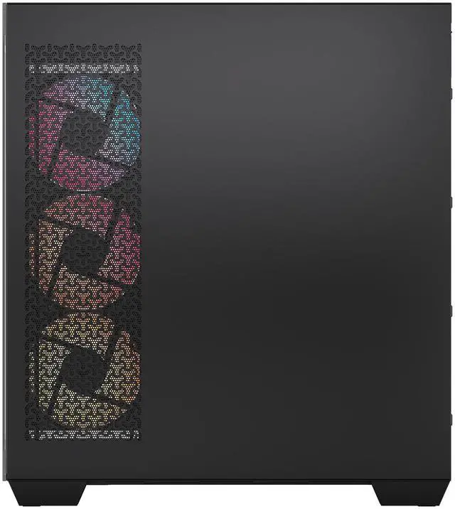Alt view image 10 of 20 - CORSAIR 3500X RS-R ARGB Mid-Tower PC Case – 3x Pre-Installed RS120-R ARGB Fans – GPU Anti-Sag Arm – Tempered Glass – Fits up to 10x 120mm Fans – Reverse Connection Motherboard Compatible