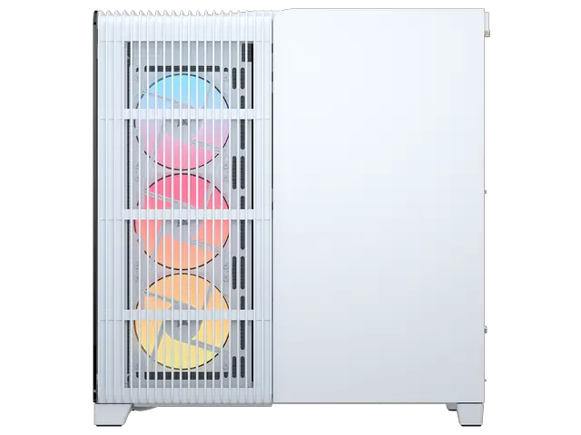 Alt view image 5 of 14 - CORSAIR FRAME 4500X RS-R ARGB Panoramic Glass Mid-Tower PC Case – Panoramic Glass Exterior – InfiniRail™  Fan Mounting System – Fits Dual 360mm Radiators – ASUS BTF, MSI Project Zero, and Gigabyte Project Stealth Compatible — Reverse-rotor
