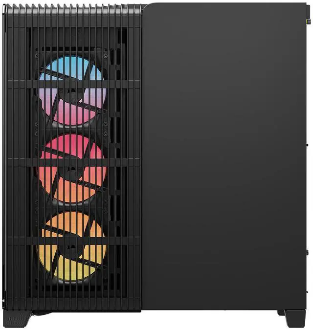 Alt view image 4 of 11 - CORSAIR FRAME 4500X LX-R RGB LINK Panoramic Glass Mid-Tower PC Case – Panoramic Glass Exterior – InfiniRail™ Fan Mounting System – Fits Dual 360mm Radiators – ASUS BTF, MSI Project Zero, and Gigabyte  Project Stealth Compatible — Reverse-Ro
